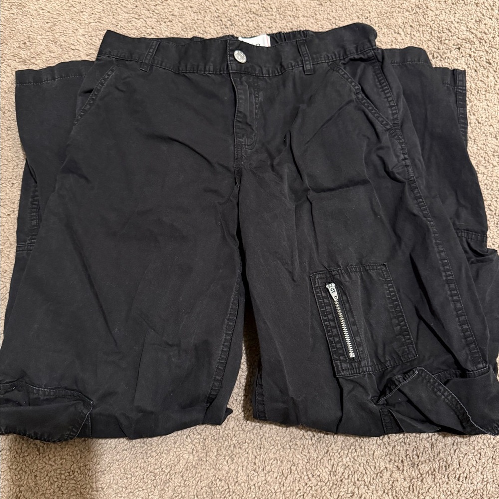 SOLD-BDG Women's Dark Cargo Shorts